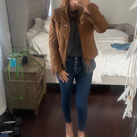 Like new Zara faux suede jacket - Picture 5 of 6